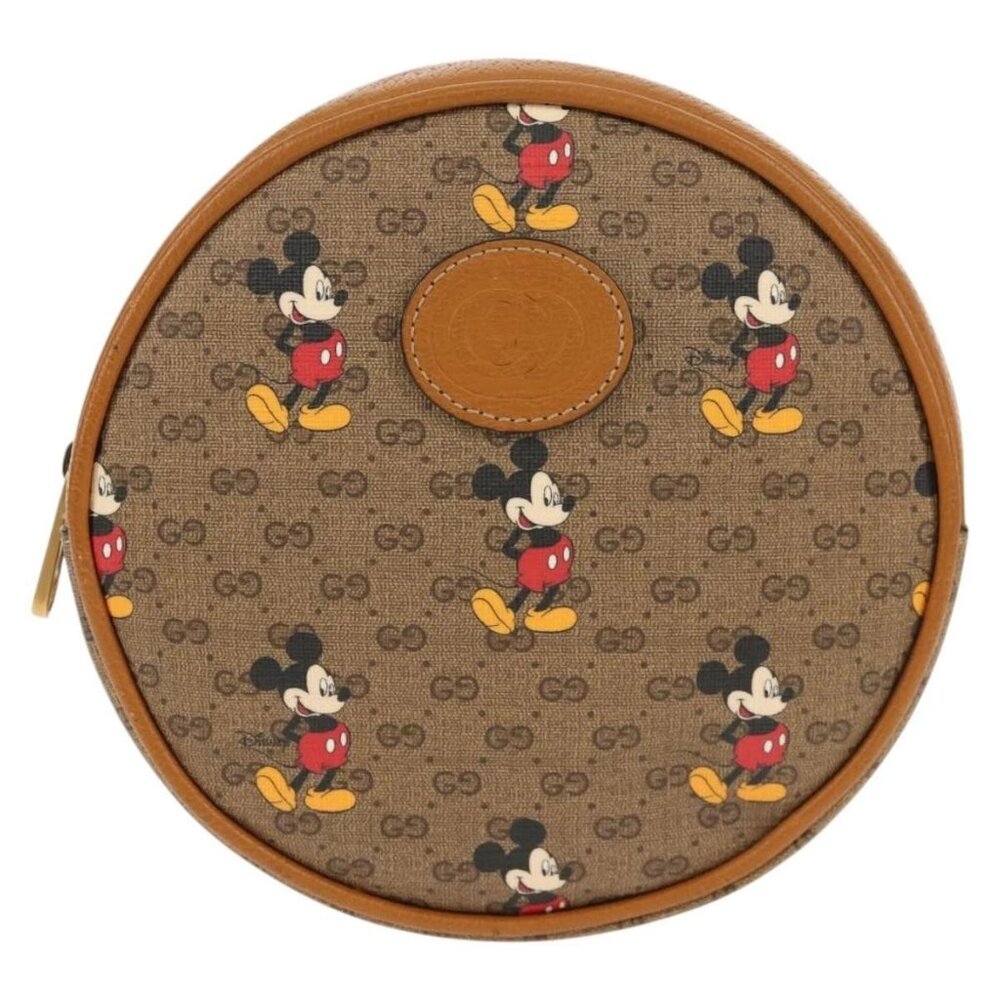 GUCCI Micro GG Supreme Disney Mini Backpack PVC Beige Gold 603730 Auth am9564M - Picture 4 of 15
